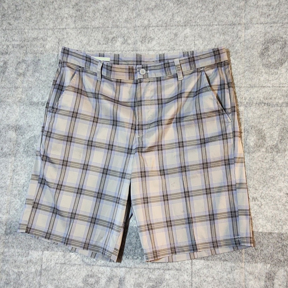 izod shorts Mens Size 38 Multicolor Checked patten Active Wear Golf